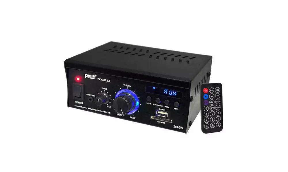 PYLE MINI 2 CH AMP W/USB - Primary Image