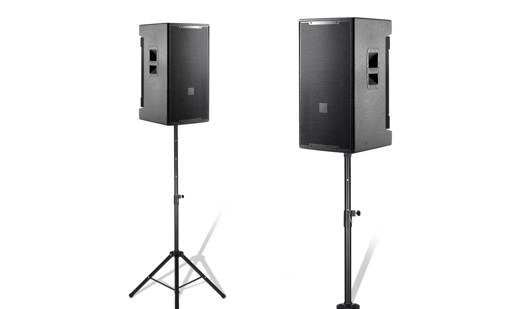 1/2 Pair Height Adjustable 35MM COMPATIBLE Tripod DJ PA Speaker Stands - Primary Image
