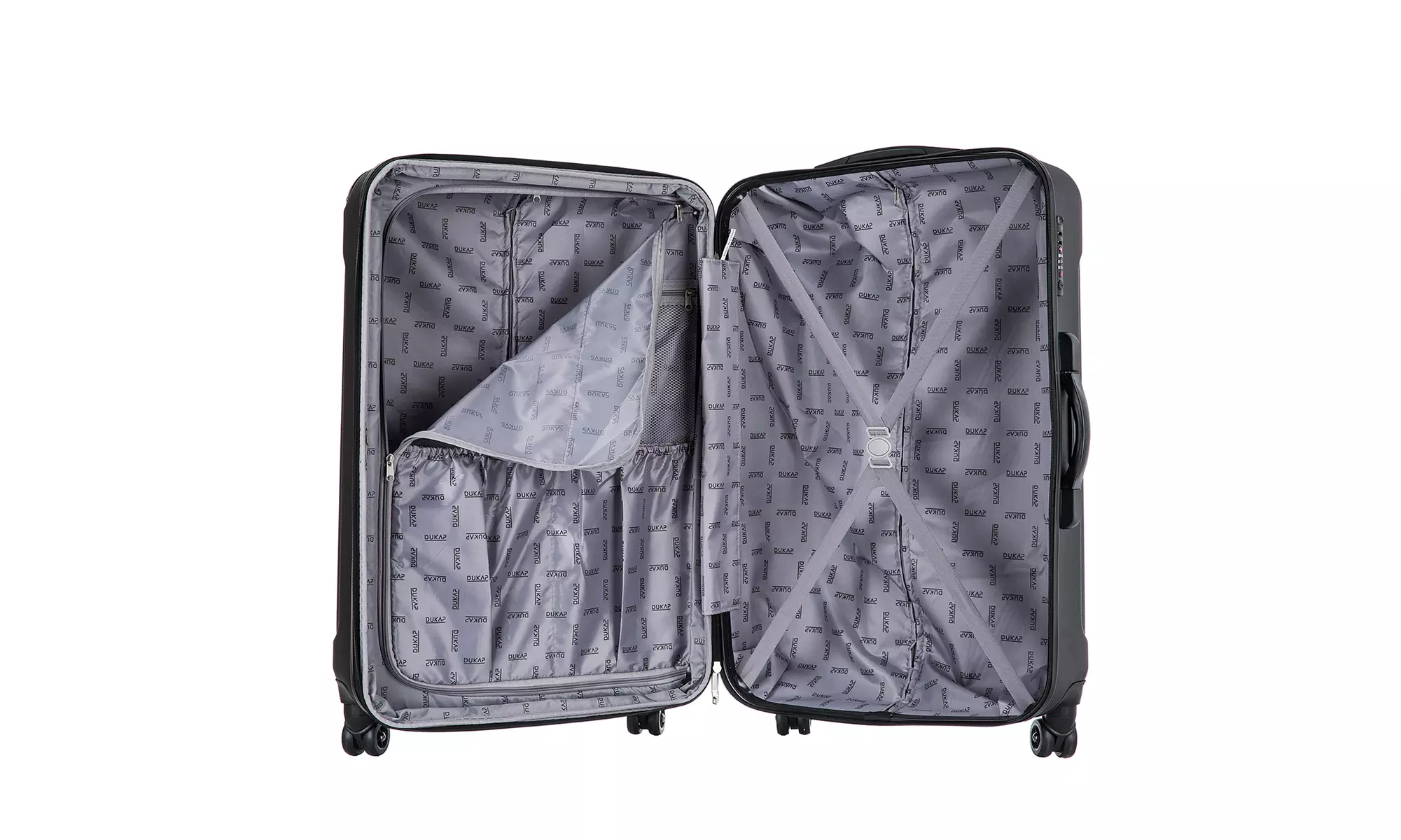 Three-Piece DUKAP Intely Smart Hardside Luggage Set 20"/28"/32"