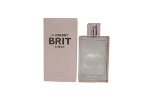 Burberry Brit Sheer For Her 3.3 oz / 100 ml Eau De Toilette Spray For women