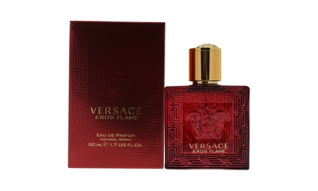 Versace Eros Flame By Versace For Men - 1.7 Oz EDP Spray Men Spray Woody 1.7 Oz Eau De Parfum