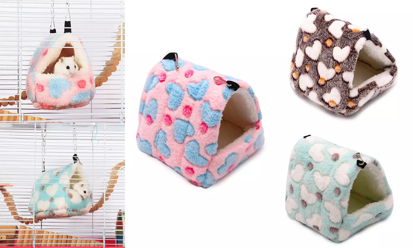 Pet Hamster Nest Hanging Hammock House Ferret Rat Squirrel Sleeping Bag - Primary Image
