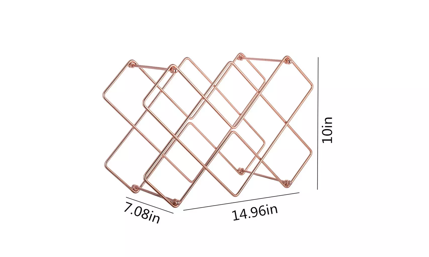 Detachable Creative Metal Honeycomb Wine Rack - Second Medium