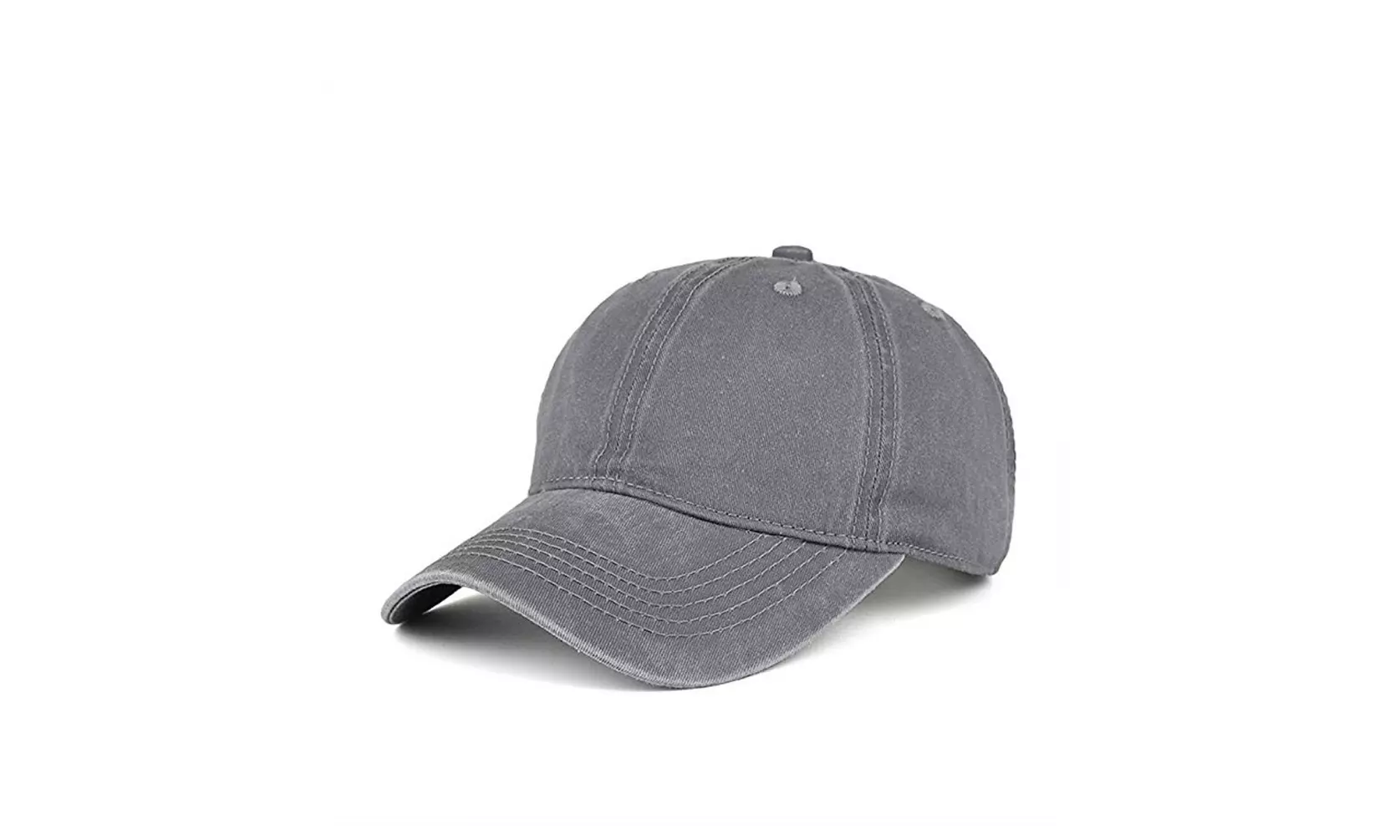 Solid Distressed Vintage Cotton Polo Style Baseball Cap Hat 100%Cotton