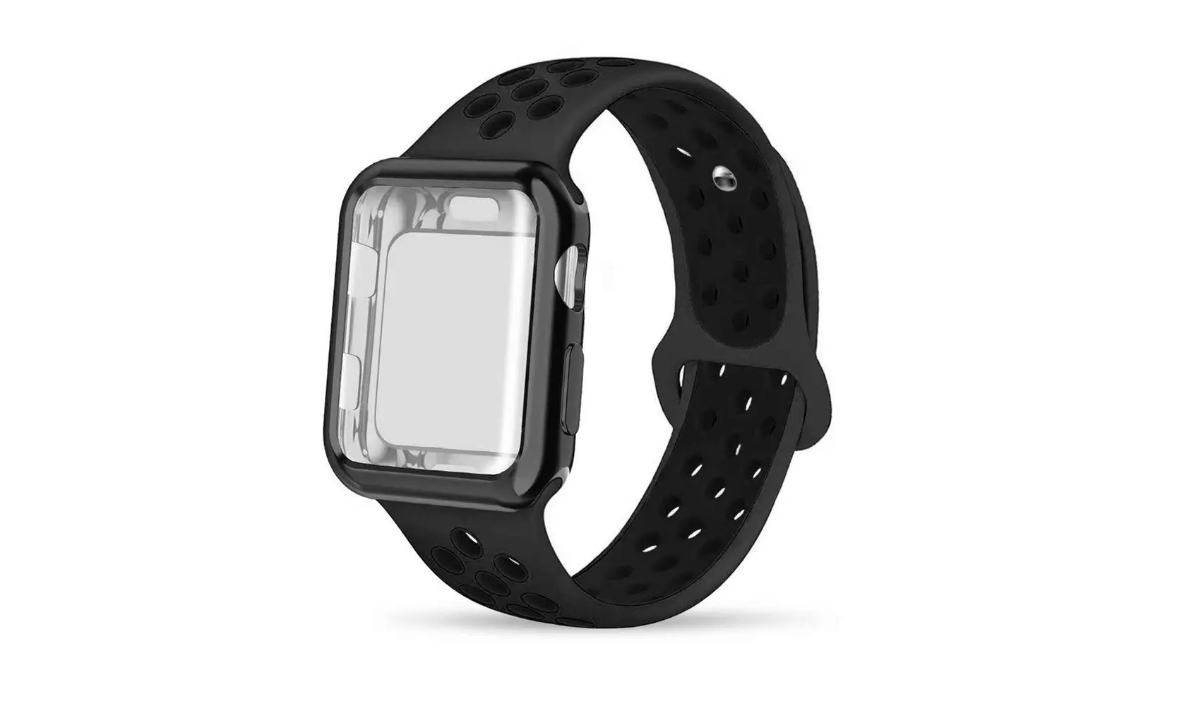 Sports Strap Wrist Band Loop W/ Screen Protector Bumper Case For Apple Watch