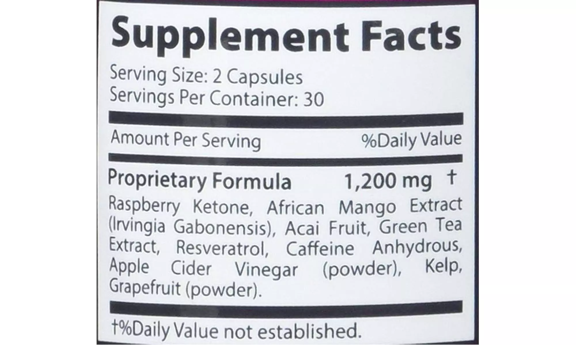 10X Pure Raspberry Ketone Lean Advanced 1200 mg Diet Weight Fat Loss  - Second Medium