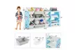 Multi-layered Plastic Kids Storage Organizer Bookcase Toys Shelf - Second Medium