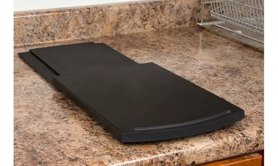 Caddy Sliding Coffee Maker Tray Pot Slider Machine Mat Under Countertop Rolling - Primary Image