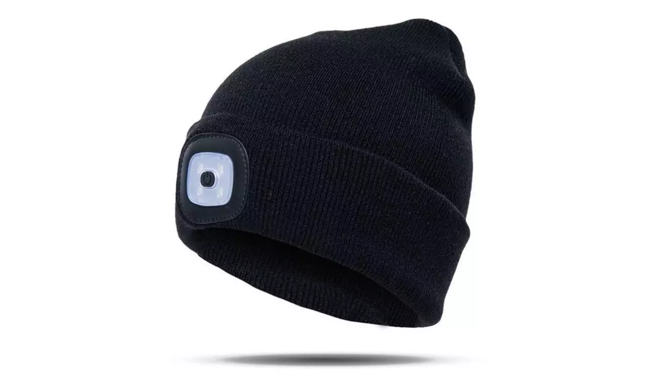 Led Beanie with built-in rechargeable USB - Primary Image