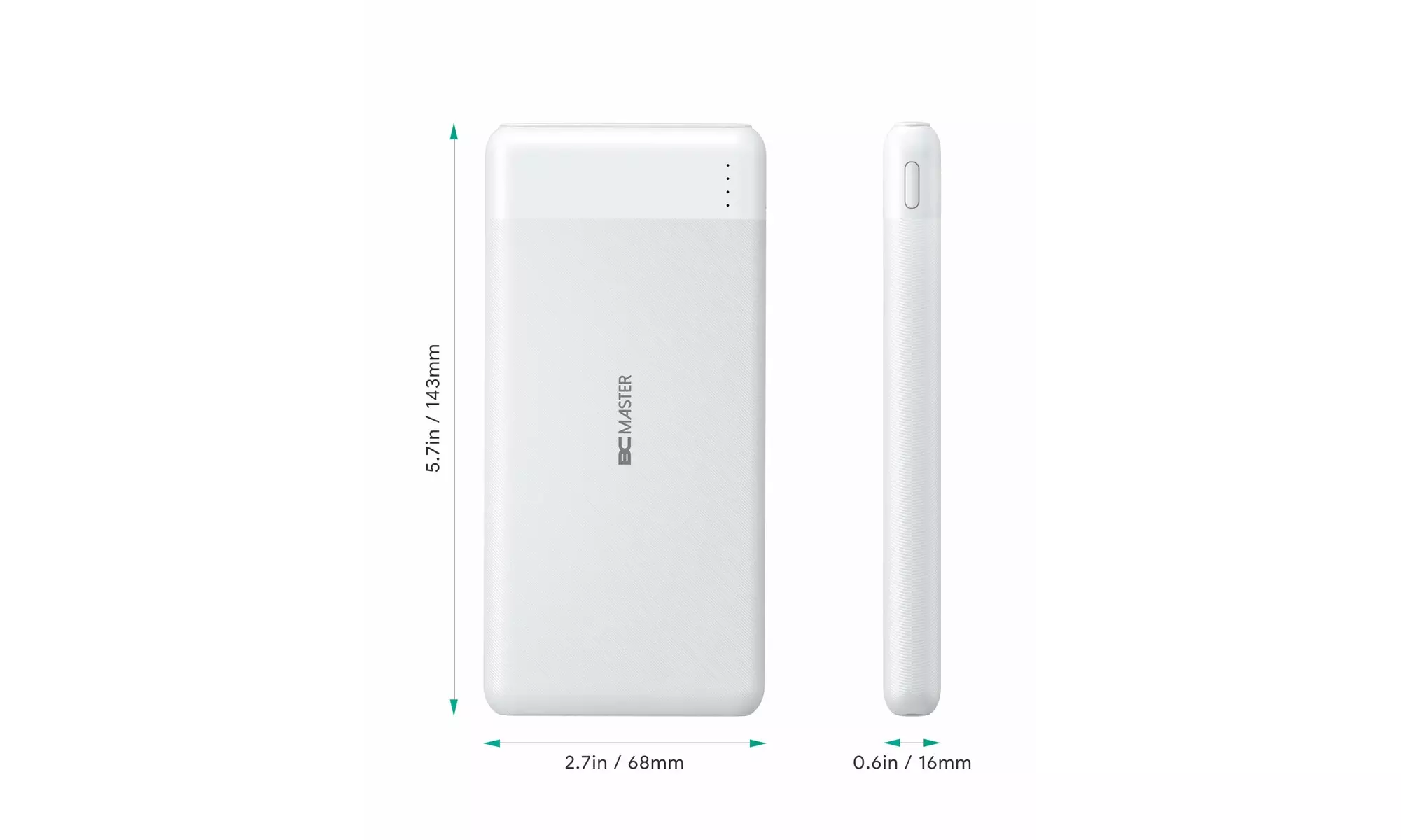 Power Bank 18W PD Quick Charge 3.0 Portable Charger 10000mAh