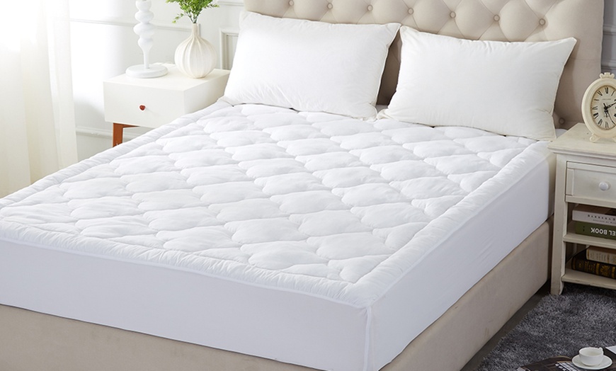 quilted antibacterial and breathable mattress pad