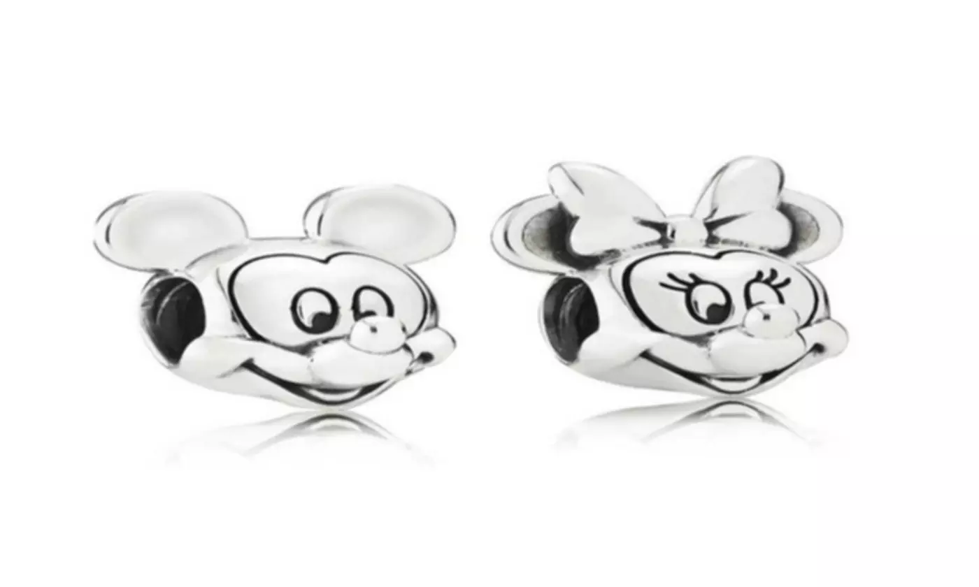 Mickey & Minnie Mouse Exclusive Disney Pandora Inspired Charm Set - Second Medium