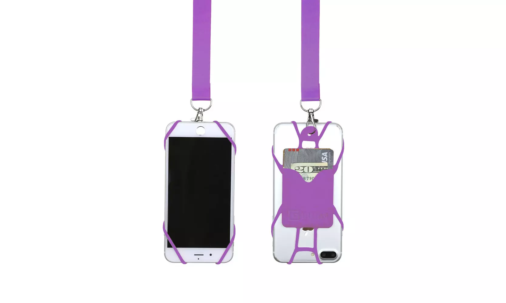 Gear Beast Universal Cell Phone Lanyard Neck Strap with Pocket - Second Medium