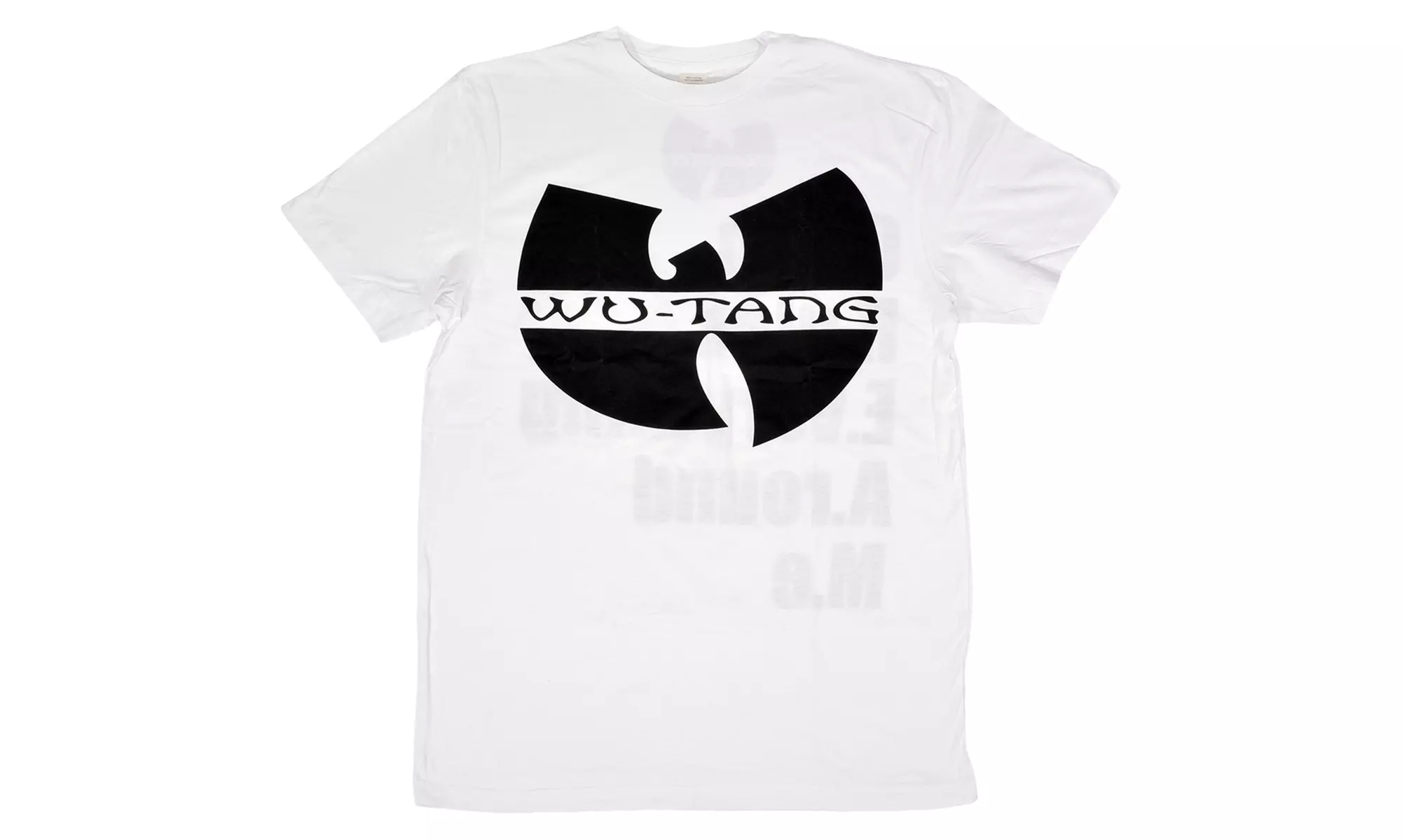 Wu-Tang Clan Cream and Black Hip-Hop Music Men's Official Licensed T-Shirt - Primary Image