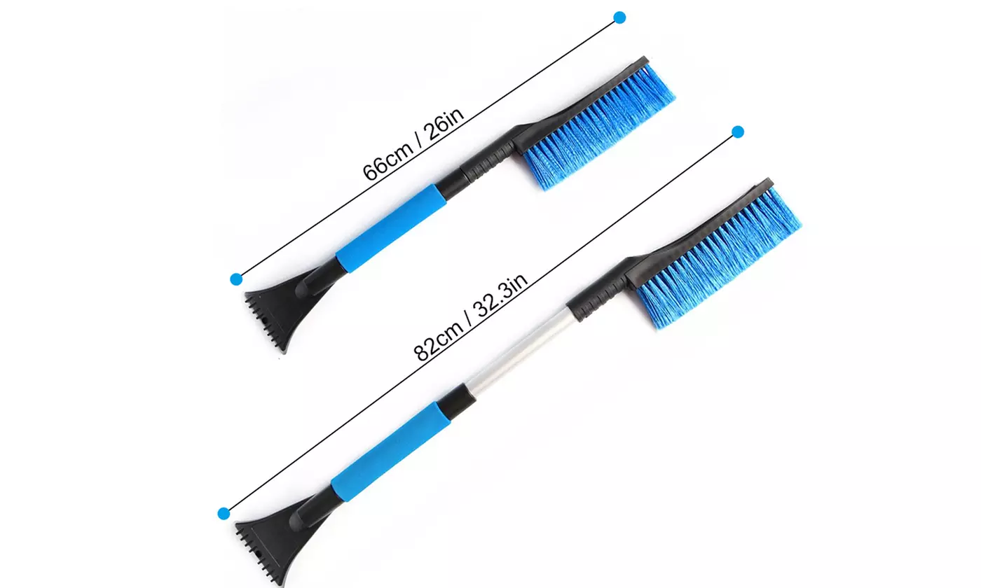 26 Inch Scalable Car Vehicle Winter Snow Ice Scraper Snow Brush Shovel 