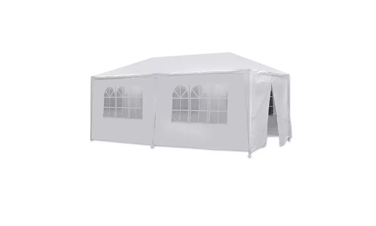 White Outdoor Gazebo Canopy Tent - Second Medium