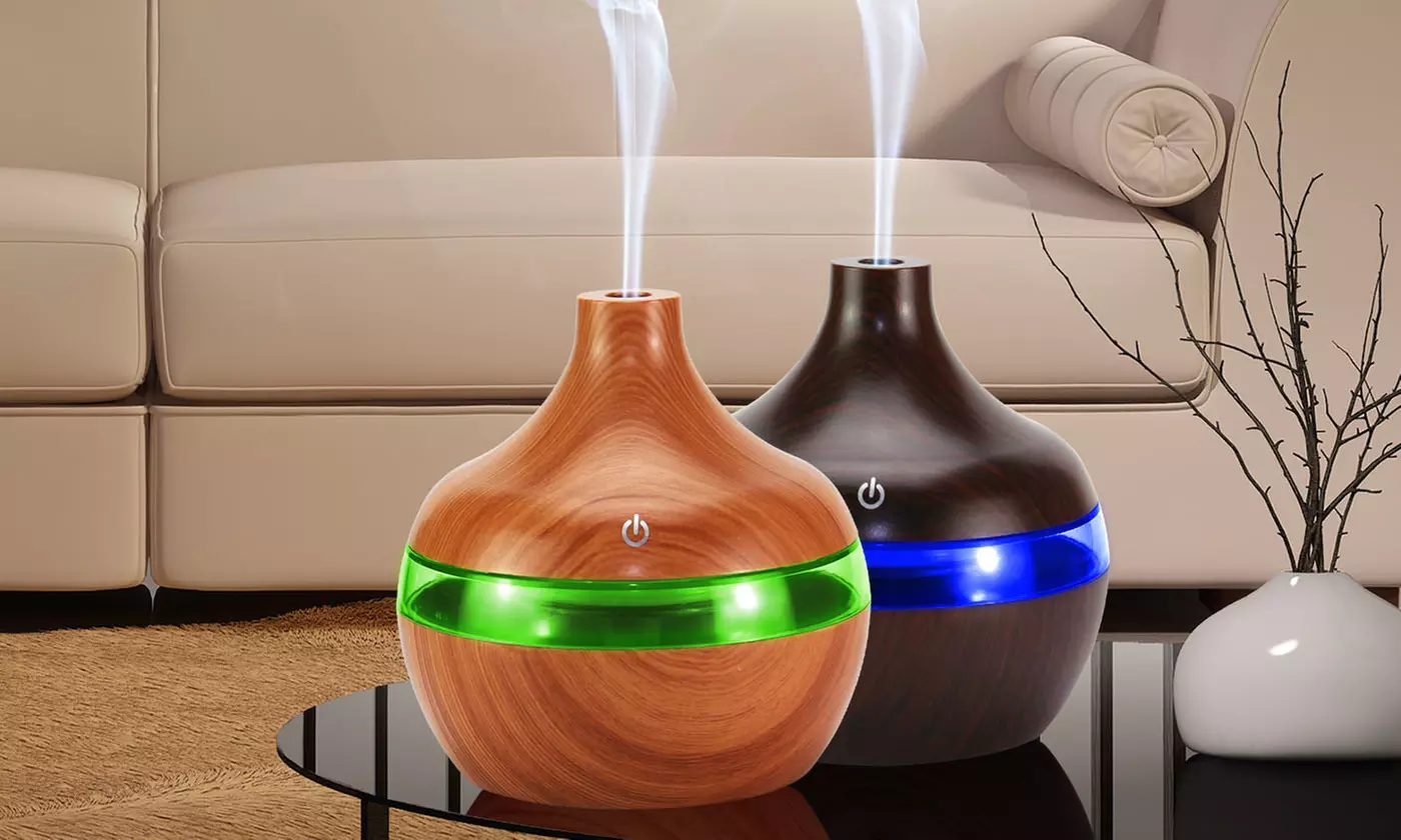 300ml Oil Aroma LED Ultrasonic Humidifier Aromatherapy Air PurifierHumidifier - Primary Image