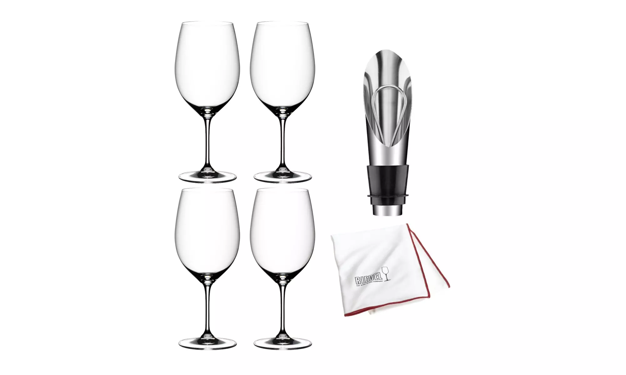 Riedel Vinum Cabernet Sauvignon/Merlot (Bordeaux) Glass (4-Pack) Bundle - Primary Image