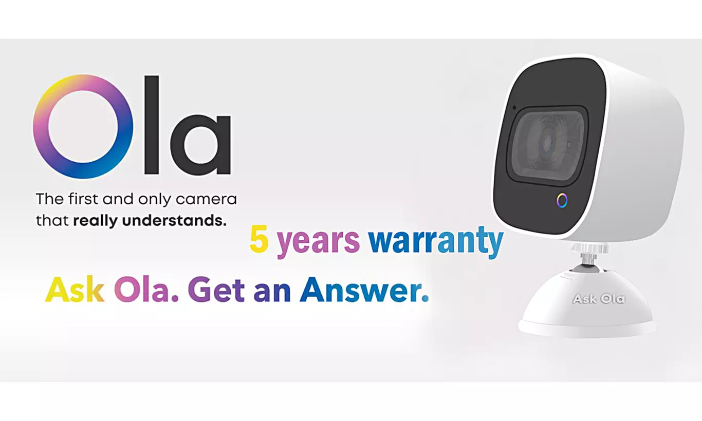 Ola Smart Security Camera with 5 Year Warranty - Primary Image