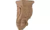 Ekena Millwork COR03X04X07GRCH 3.5 in. W Small Grape Bunches Corbel