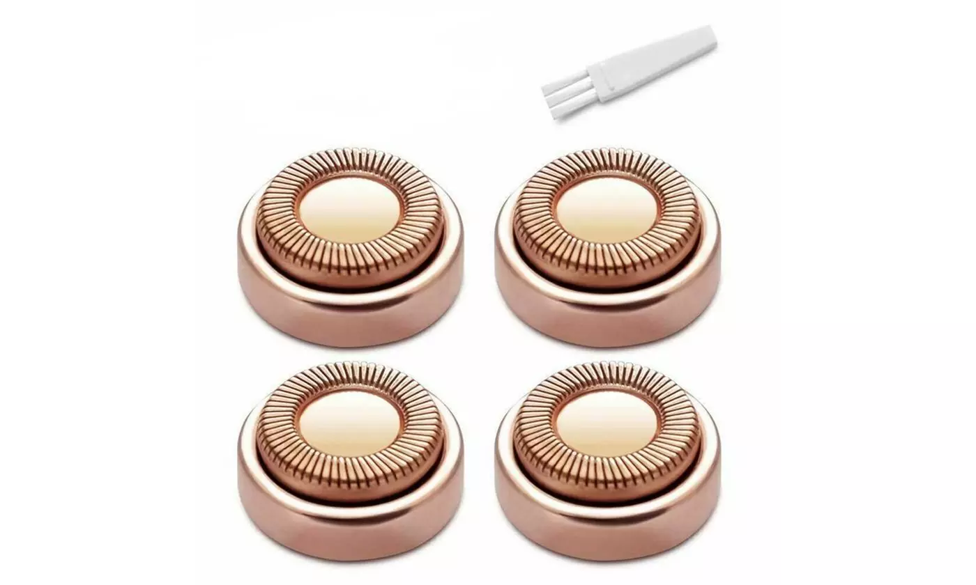 For Flawless Hair Remover 4pcs Replacement Heads Count Replacing Blades Cleanin - Primary Image