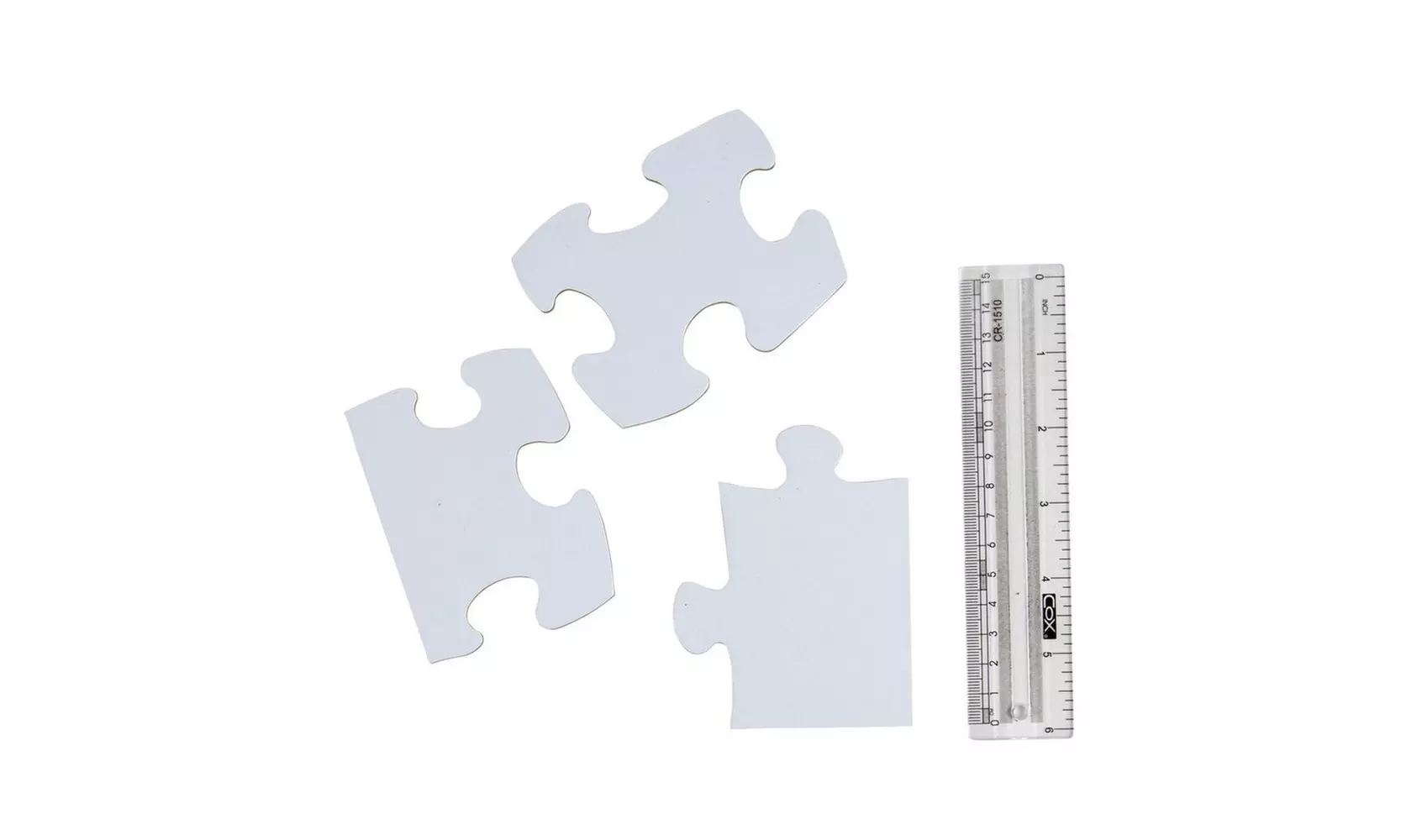100PCS Blank Puzzle White Jigsaw Puzzles for Wedding Guest Book, DIY, Crafts - Second Medium