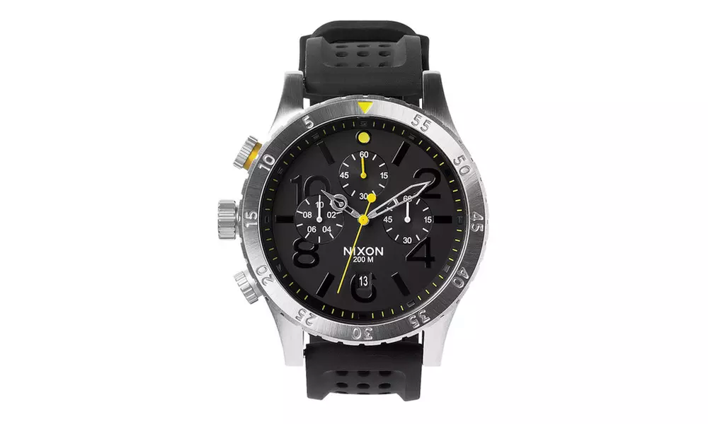 Nixon Men's '48-20 Chrono P' Rubber Strap Chronograph Watch - Primary Image