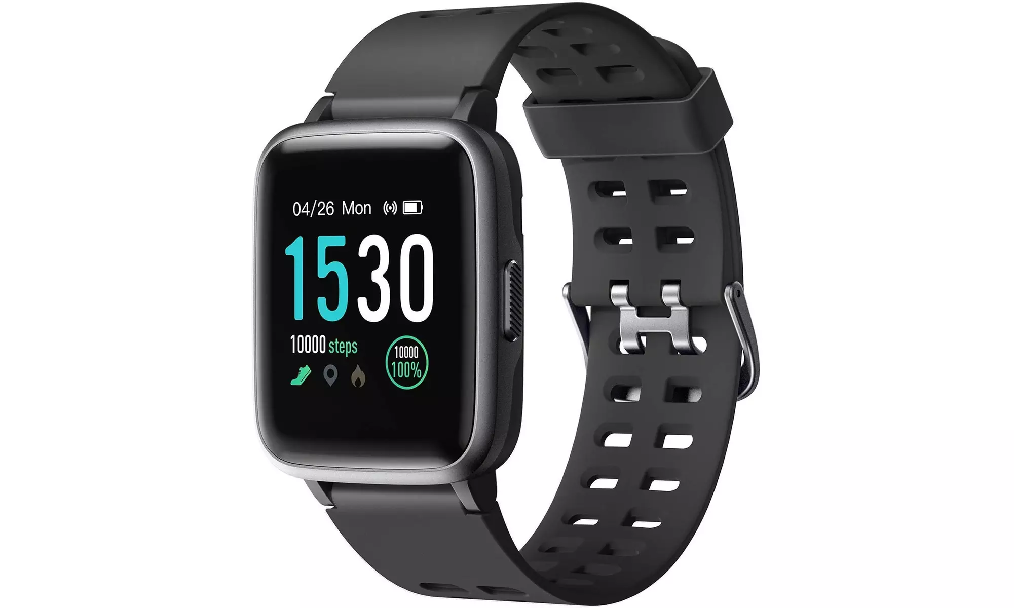 Letsfit smart watch, fitness tracker with 1.3 inch touch screen - Primary Image