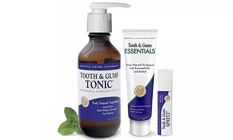 Dental Herb Company Value Pack - Tonic, NEW Essentials Paste, Spritz & FREE Pump - Primary Image