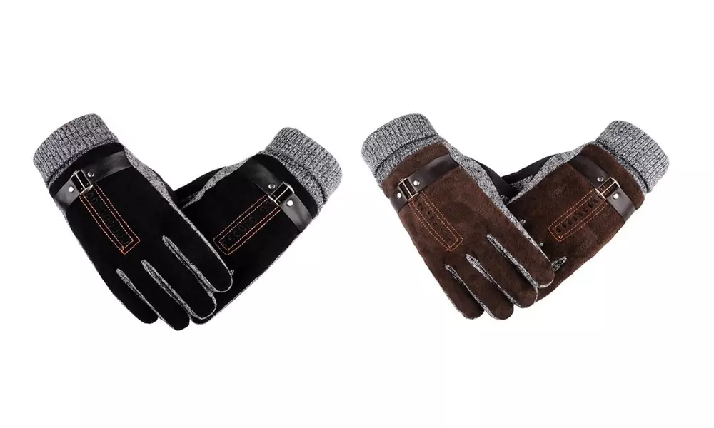 Men's Anti-Skid Windproof Thermal Gloves (2-Colors) - Primary Image
