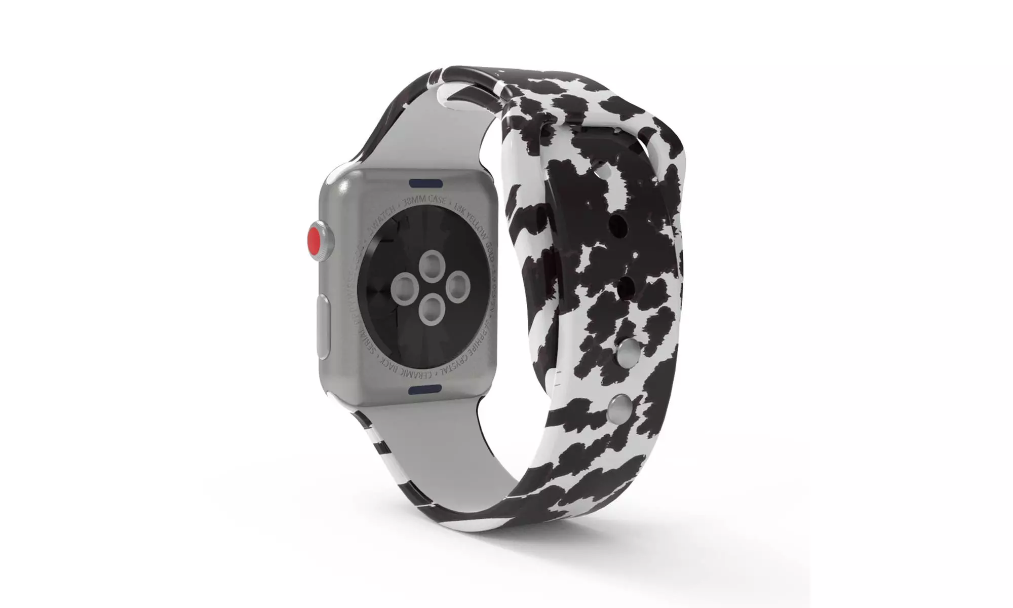 Printed Apple Watch Silicone Band Fruits Polka Dots and Animals