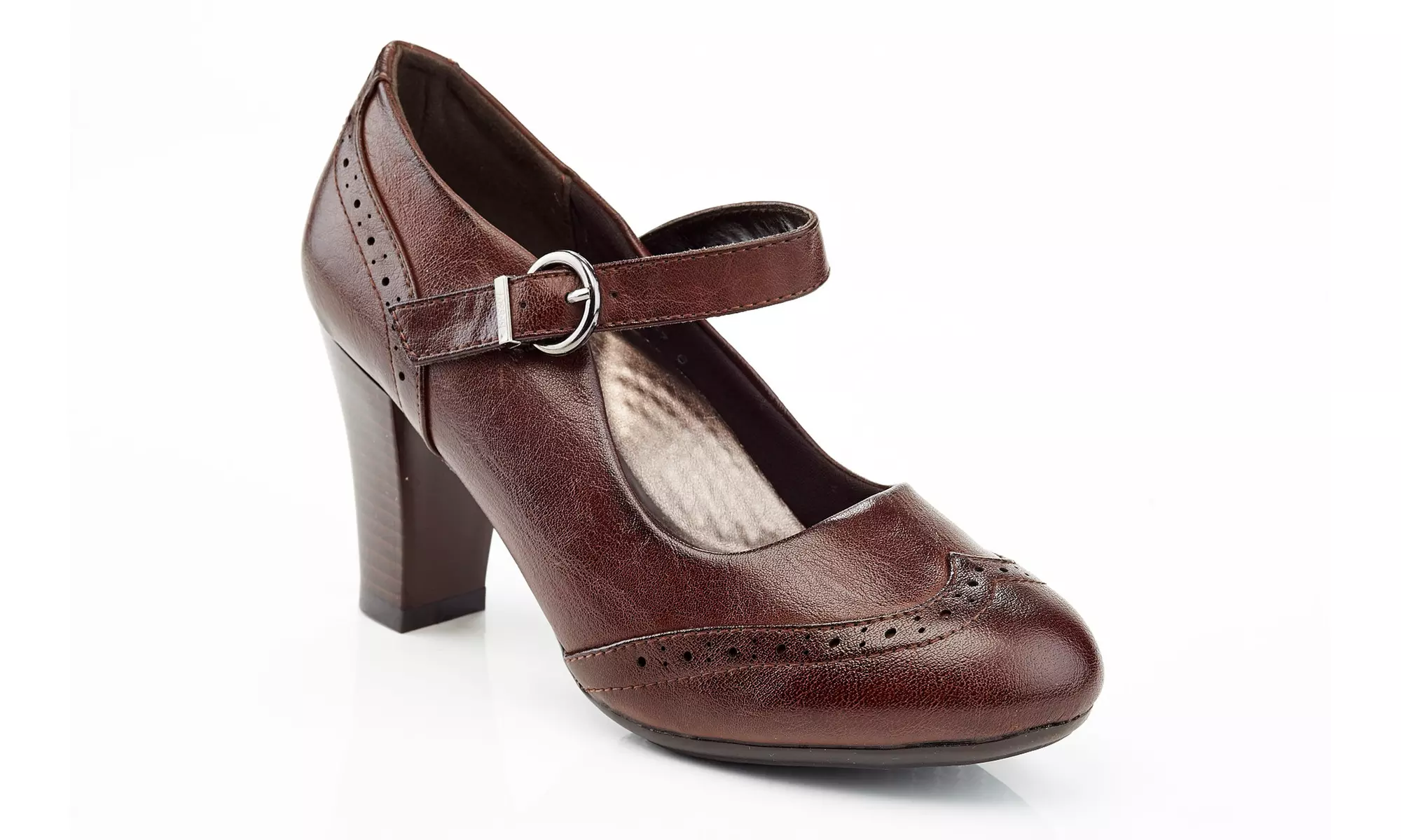 Rasolli Women's Medium Width Classic Mary Jane Shoes