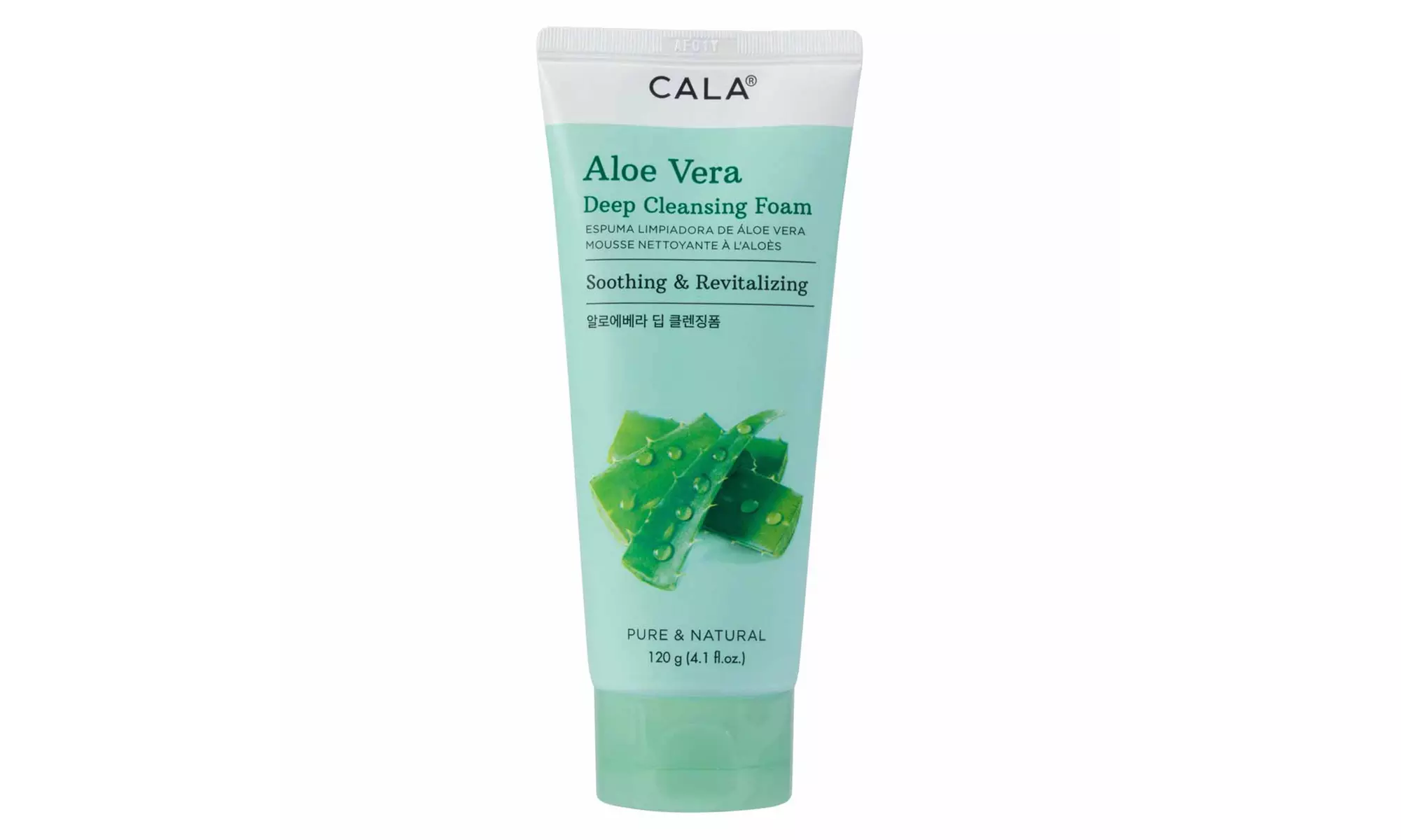 CALA Deep Cleansing Foams (Rose Water, Cucumber, Aloe Vera) 4.1 Oz  - Second Medium