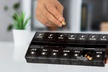 2-Pack: 7-Day Daily Push Button Pill Box & Round Weekly Pill Organizer with Case - Second Medium