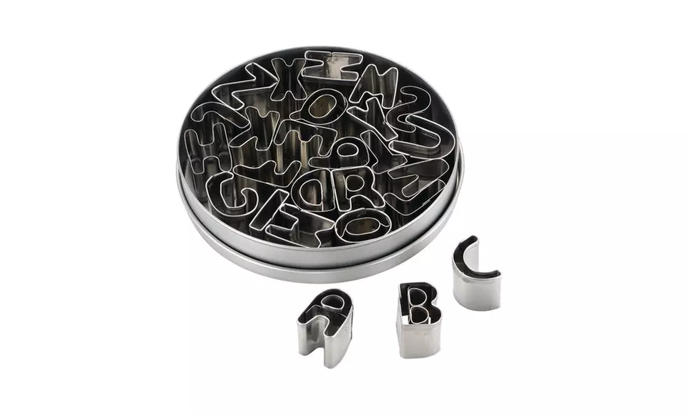 Cake Boss 26pc. Alphabet Fondant & Cookie Cutter Set - Primary Image