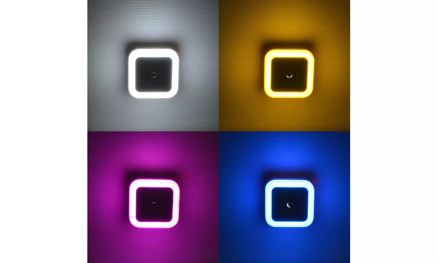 4-8 PCS Auto LED Light Induction Sensor Control Bedside Night Light In Wall Lamp