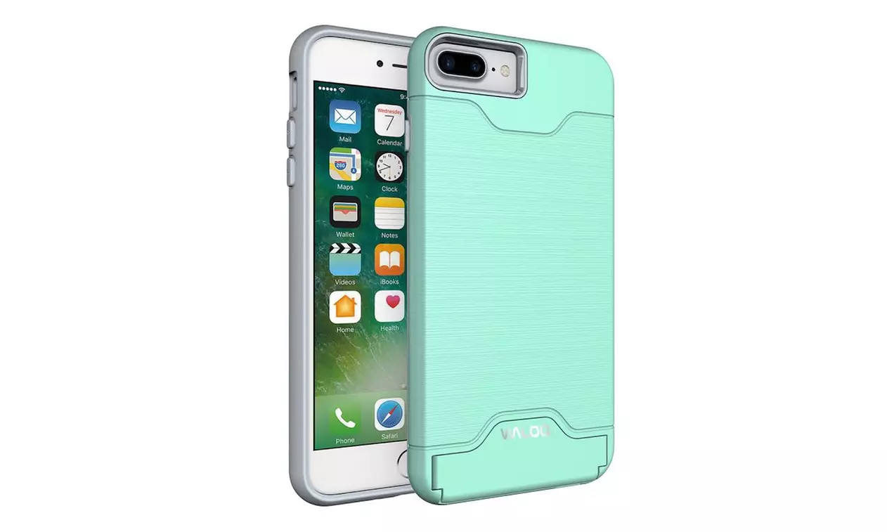 Waloo Brushed Kickstand Case for iPhones 