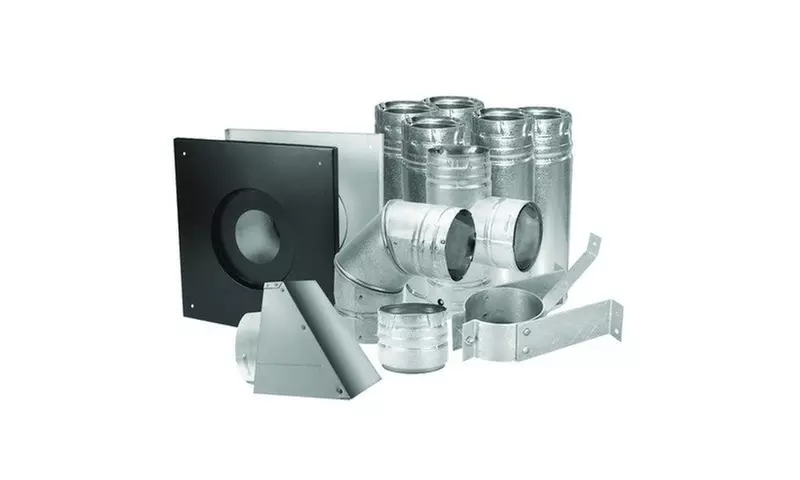 US Stove Duravent SD3000 Duravent 3 in. Stainless Pellet Vent Kit - Primary Image