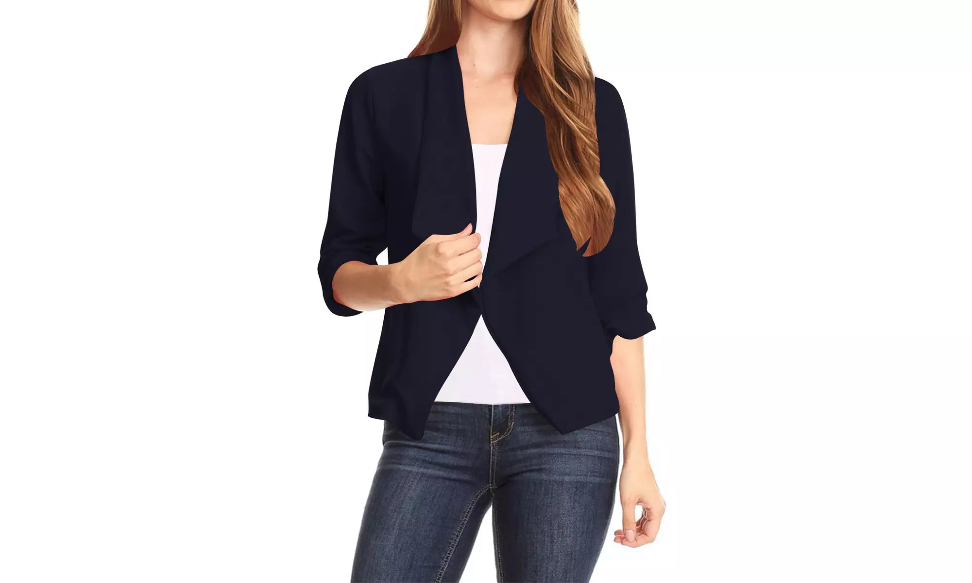 Women's Casual Office Wear Basic Solid Blazer Jacket