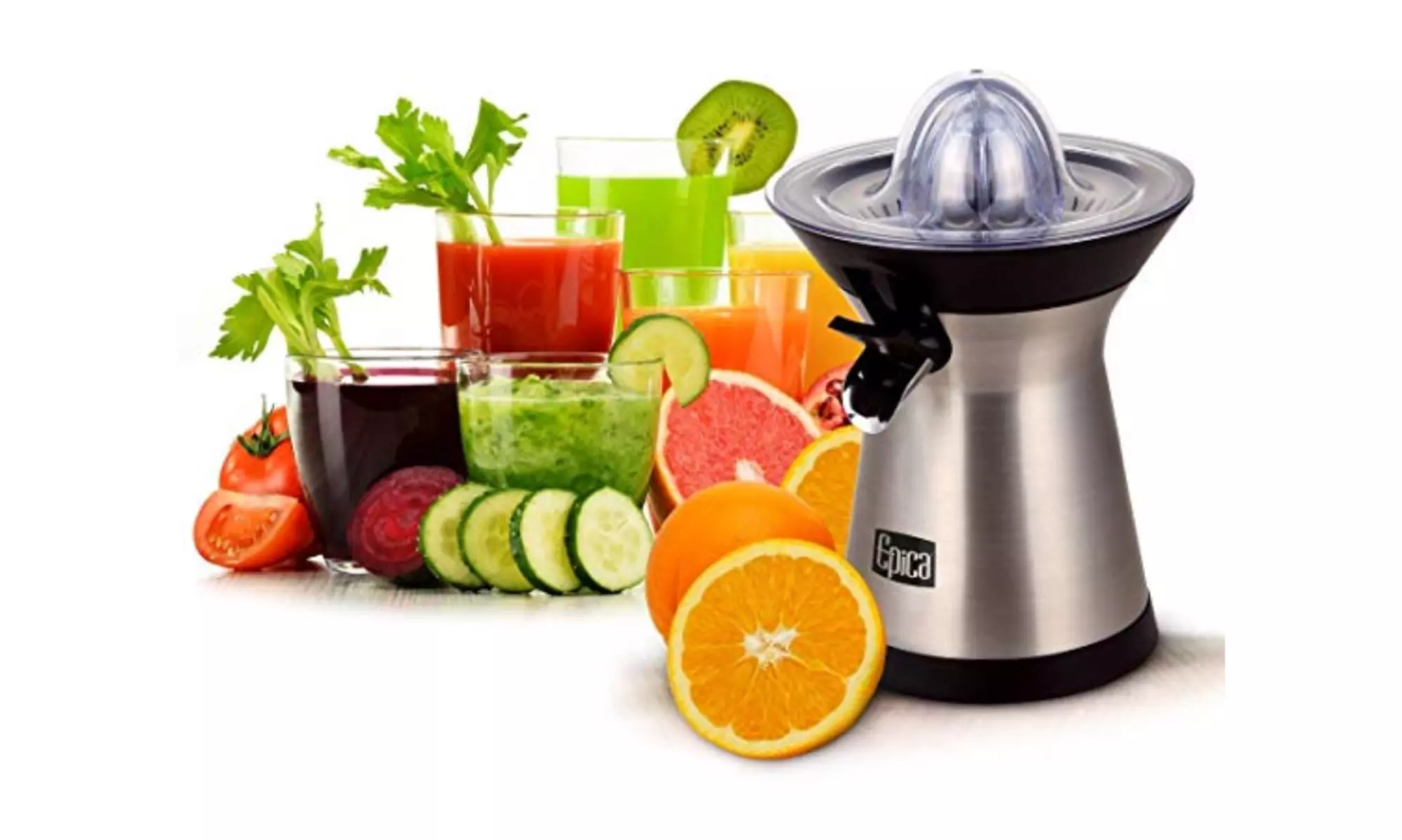 Epica Powerful Stainless Steel Whisper-quiet Citrus Juicer - Second Medium