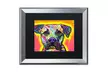 Dean Russo 'Drip Love' Matted Silver Framed Art - Second Medium