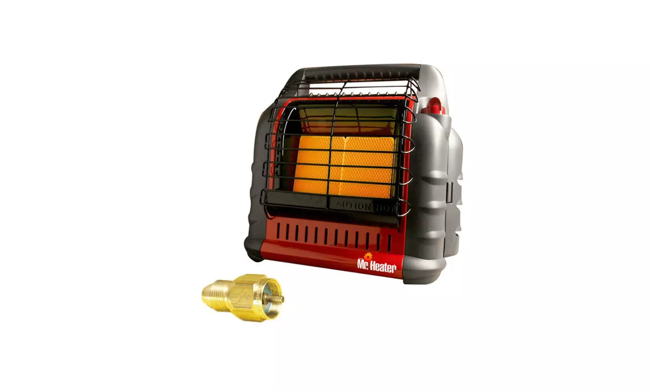 Mr. Heater Indoor Safe Propane Heater plus Propane One Pound Tank Refill Adapter - Second Medium