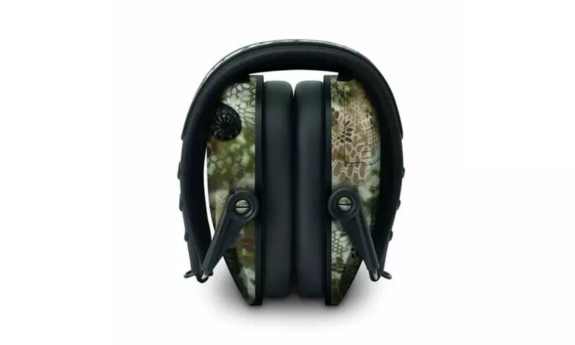 Walkers Razor Slim Electronic Shooting Hearing Protection Muff (Camo) with Case - Second Medium