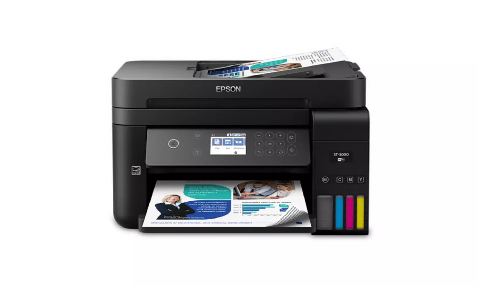 Epson WorkForce ST-3000 Color MFP Supertank Printer - Primary Image