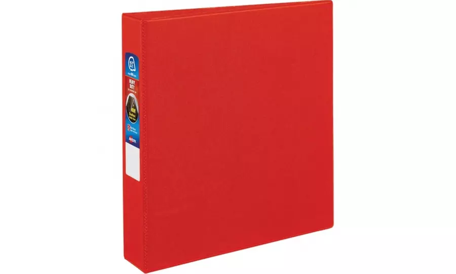 avery-heavy-duty-vinyl-ezd-ring-reference-binder-1-1-2-apos-apos-capacity-red - Primary Image