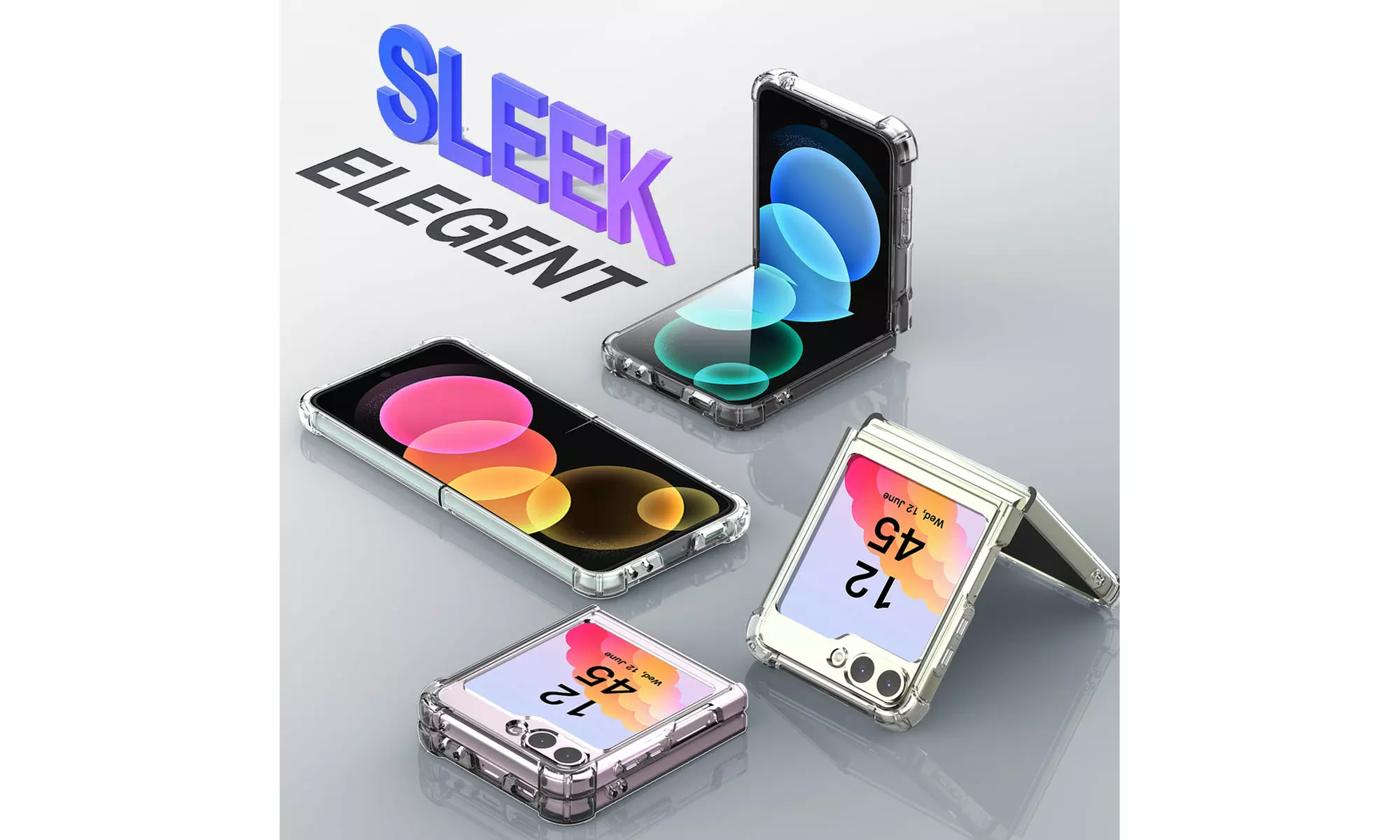 For Samsung Galaxy Z Flip 6 5G MagSafe Clear Case Shockproof  Ultra Slim Cover