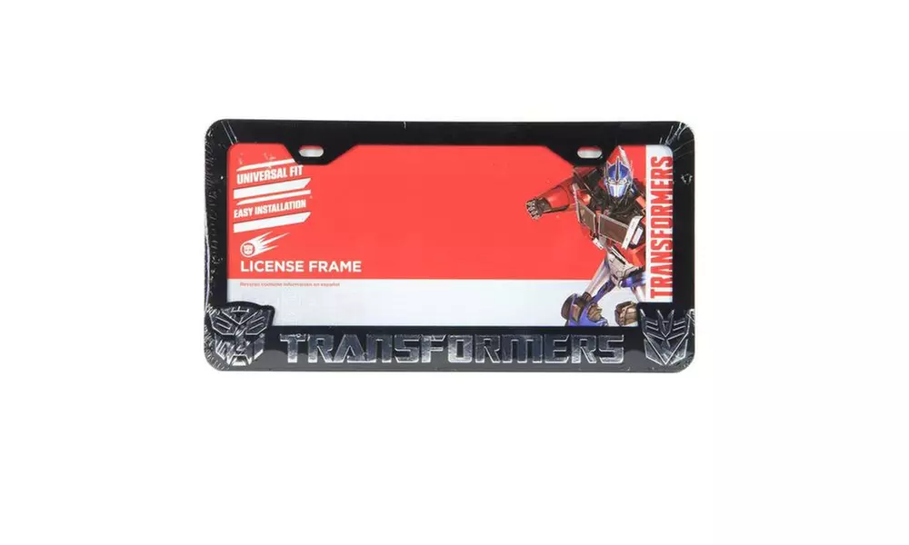 Transformer License Plate Frame - Second Medium