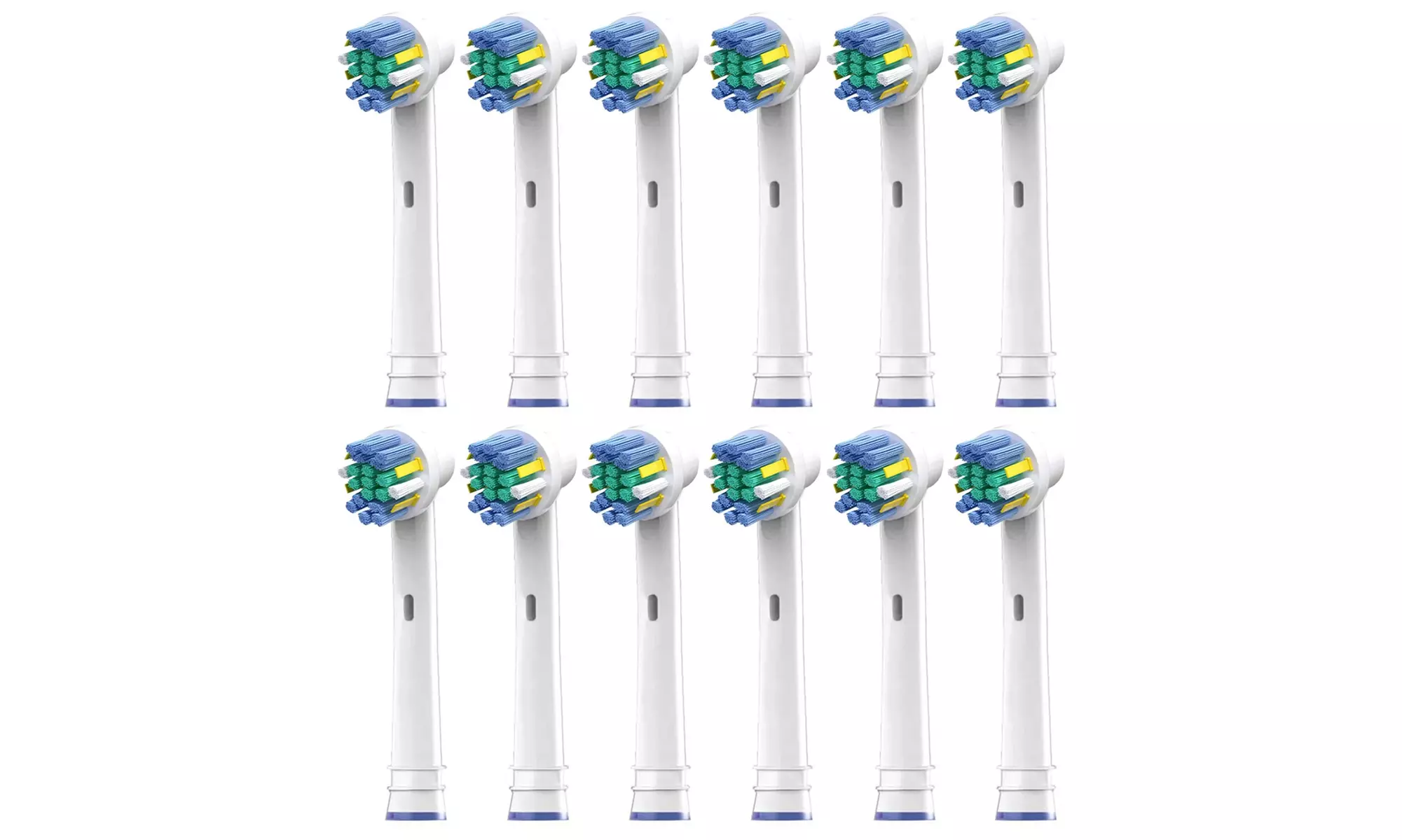 Replacement Brush Heads Fit for Oral-B Braun Electric Toothbrushes EB17/25/50 - Second Medium
