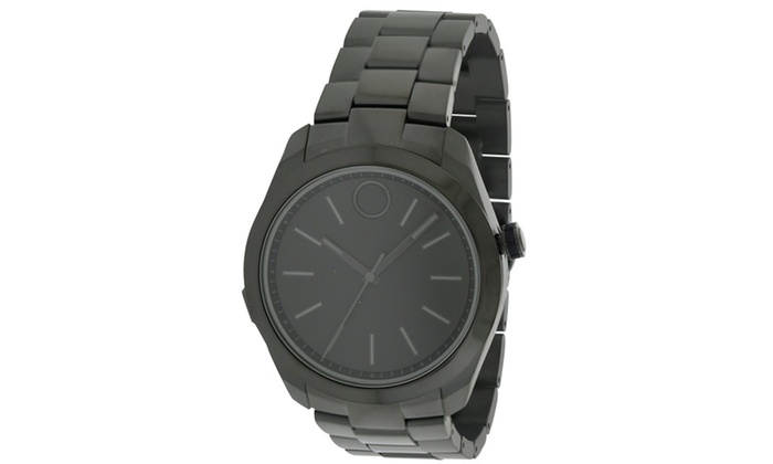 Movado Bold Motion Black Stainless Steel Mens Watch 3660004 Groupon