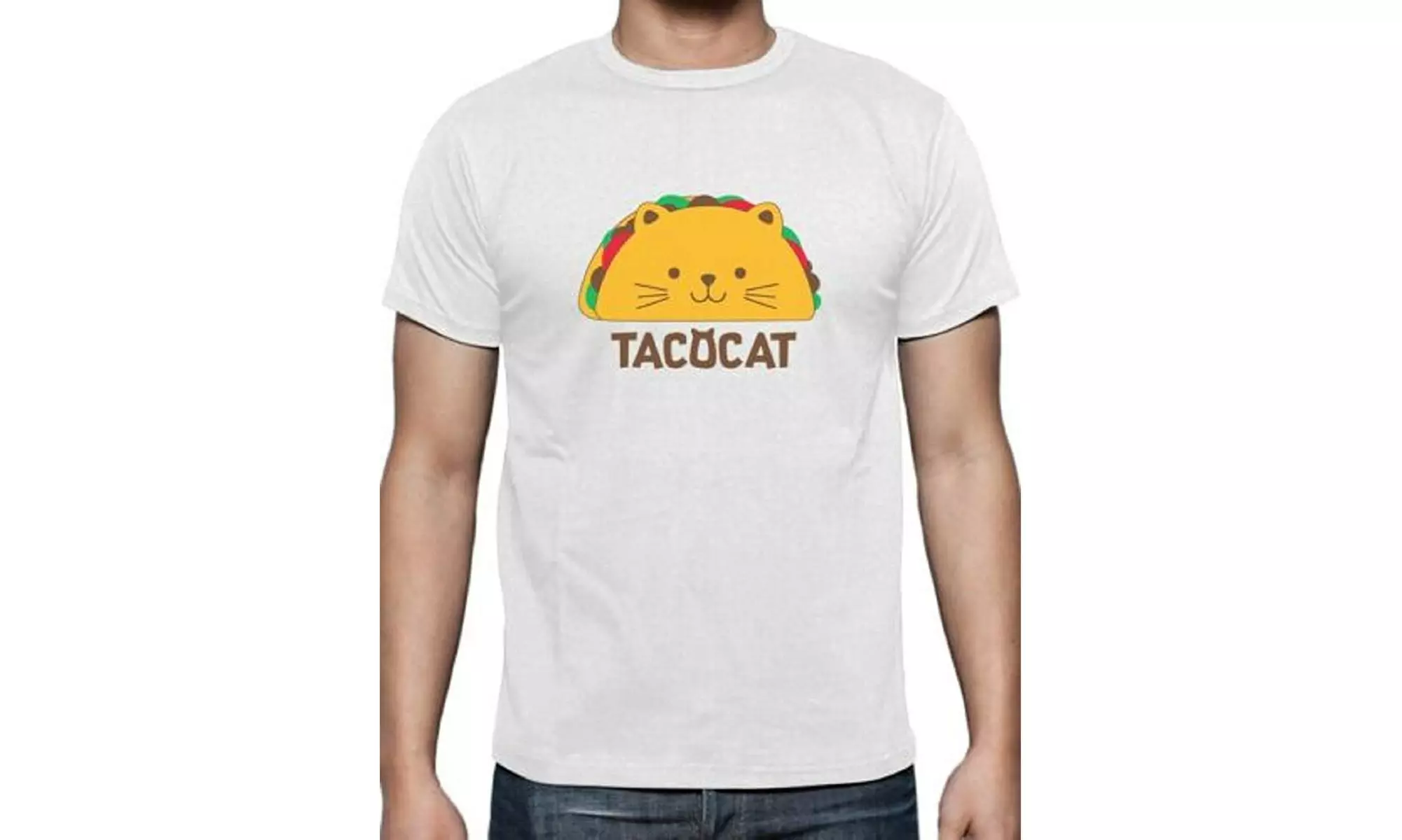 Tacocat Spelled Backwards is Taco Cat T Shirt for Men Funny Sleeve Tees Tops - Primary Image